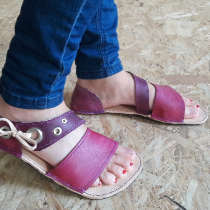 Barefoot kožené sandále, podle vaší fantazie..