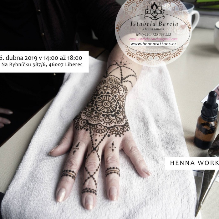 Henna workshop s Ištabelou
